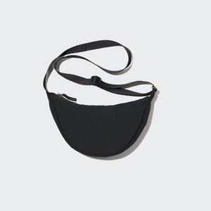 New Uniqlo Black ROUND MINI SHOULDER NYLON BAG